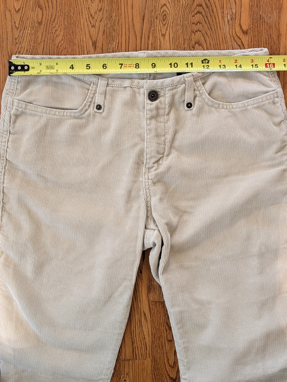 Vintage Y2K Express Jeans Khaki Beige Corduroy Straight Leg Pants